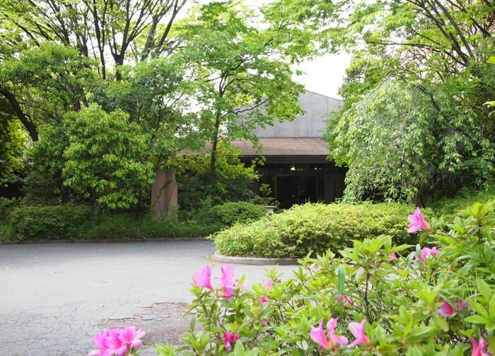 研修センター玄関春